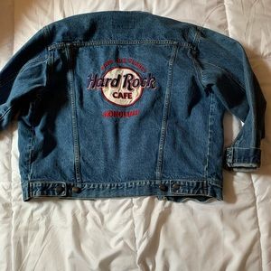 Vintage Hard Rock Cafe denim jacket